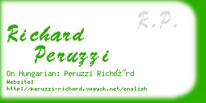 richard peruzzi business card